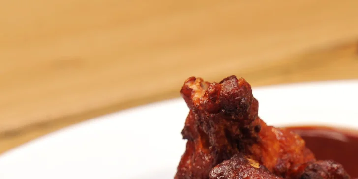 Grilovaná Buffalo křidýlka s pikantní salsou a pečivem
