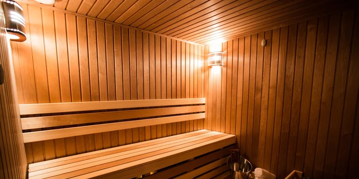 Ve finské sauně se po výletech skvěle prohřejete. 