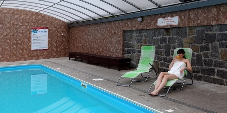 Zima či jarní prázdniny pod hradem Zvíkov - wellness pobyt nebo rodinná pohoda