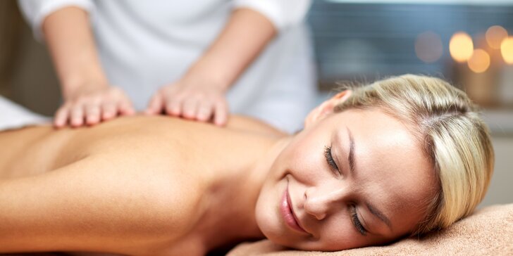 Prázdniny pro vaše tělo: relaxační i speciální masáže dle výběru