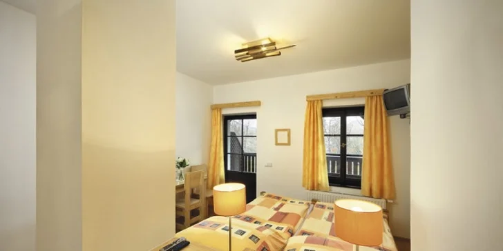 3denní odpočinek s výhledem na romantický Krumlov