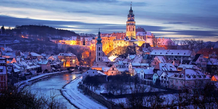 3denní odpočinek s výhledem na romantický Krumlov