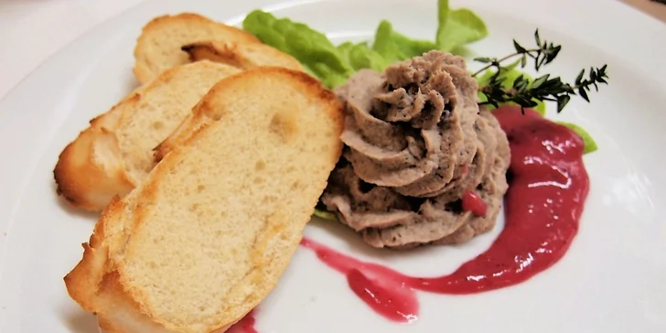 Zvěřinové degustační menu o 5 chodech v restauraci Na farmě