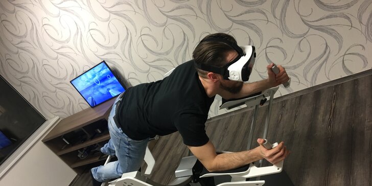 Horká novinka: cvičení ve virtuální realitě na moderním fitness stroji Icaros