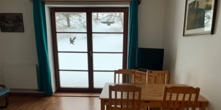Některé apartmány mají přímý východ na zahradu.