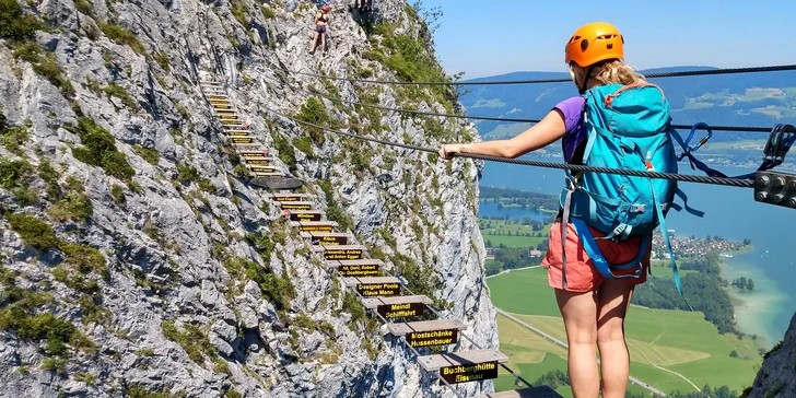 Výstup na via ferratu Drachenwand pro 1 či 2 lezce: dohled instruktora i zapůjčení vybavení