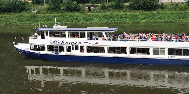 Vlakem na Popelčin zámek Moritzburg a plavba lodí do Pillnitzu v ceně