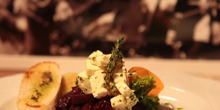 Zimní degustační menu pro 2 labužníky - 3 famózní chody v Satchmo restaurantu