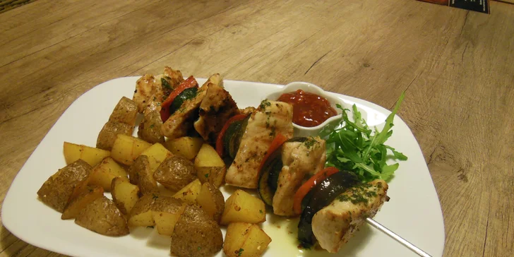 Tříchodové menu pro 1 nebo 2 osoby poskládané podle vašeho přání