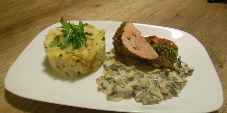 Tříchodové menu pro 1 nebo 2 osoby poskládané podle vašeho přání