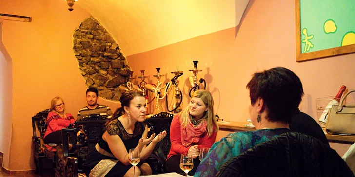 Pohodové posezení v shisha baru: vodní dýmka a ledový čaj pro dva
