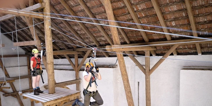 Panský dvůr Telč láká na zábavu, adrenalin i historii