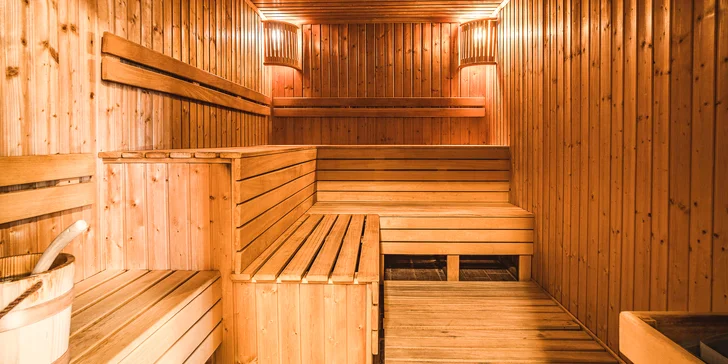 V sousedním hotelu na vás čeká také svět relaxace a odpočinku v podobě wellness centra, do kterého máte během celého pobytu neomezený vstup.