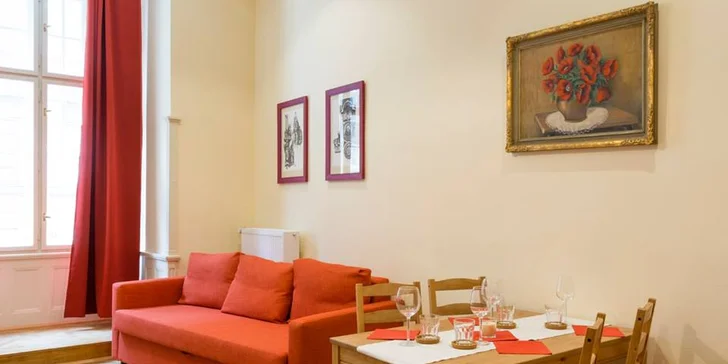 Centrum města a atmosféra staré Prahy: Pobyt v apartmánech na Starém Městě