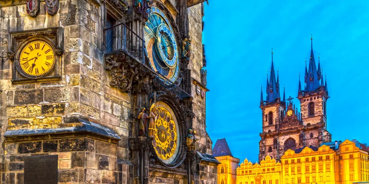 Víkendy i všední dny v samotném srdci Prahy: 2–3 dny v hotelu se snídaní