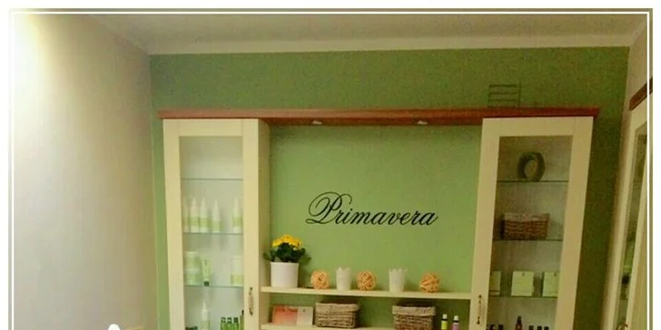 Péče o pleť s kosmetikou Primavera a zpevňující masáží