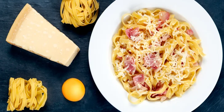 Tříchodové menu připravené podle tradičních italských receptur