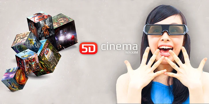 Mimořádná akce: vstupenka do 5D Cinema Maxim na zážitek mnoha dimenzí