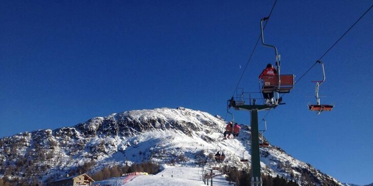 Březnová lyžovačka v italské Aprice: doprava, 3 noci v hotelu, polopenze a skipas