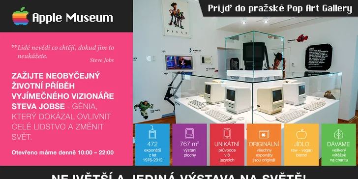 Vstupné do Apple Musea: největší sbírka technických lahůdek od roku 1976