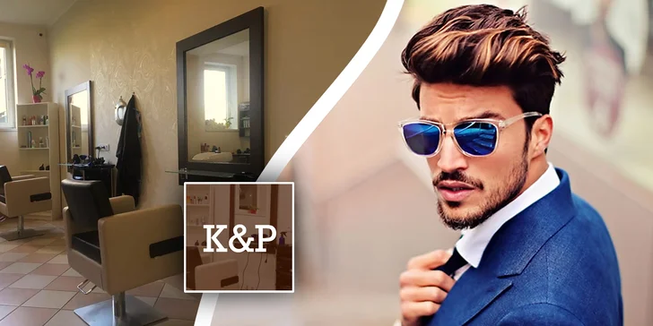 Kadeřnický balíček se střihem pro muže v K&P Studiu