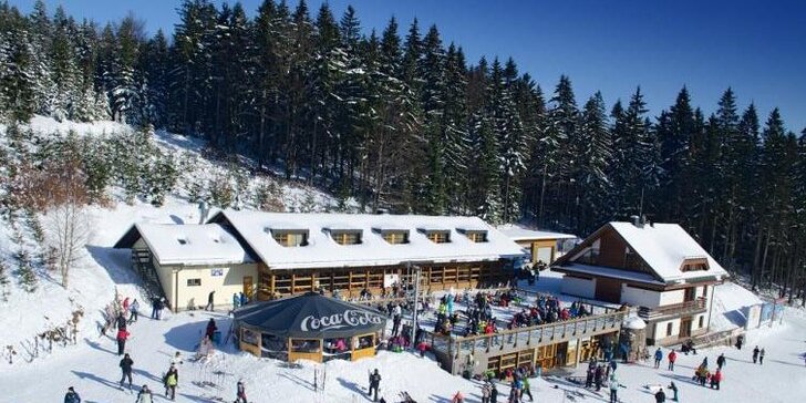 Zima na lyžích: 4 dny v Říčkách v Orlických horách pro 2 i 10 osob