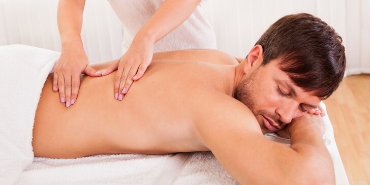 60minutová sportovní masáž pro uvolnění svalů