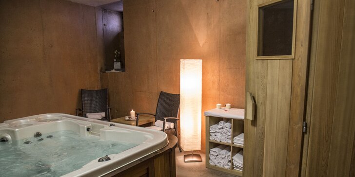 Relax v designovém hotelu: polopenze, privátní sauna i vstup do bazénu