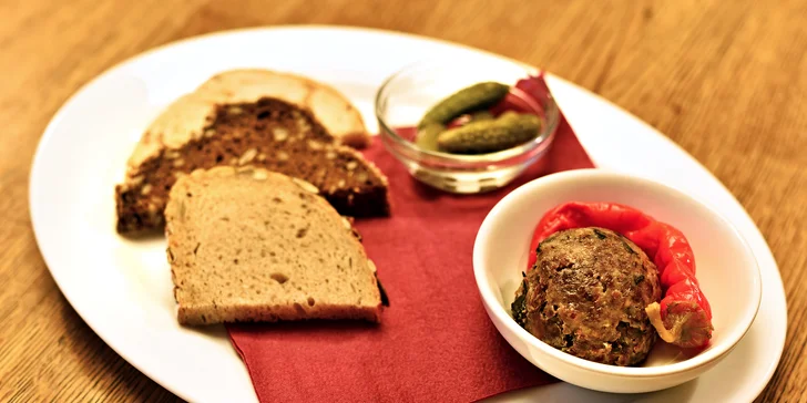 Vegetariánské menu o 3 chodech v restauraci Maitrea pro 2 osoby
