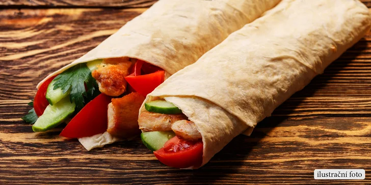Chutné maso v chlebové placce: Döner nebo dürüm klasik s nápojem