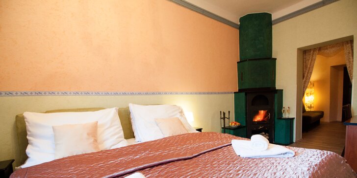 Romantický pobyt v historickém Písku: Apartmá s vířivkou a bohatá snídaně