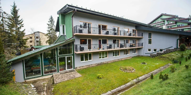 Na lyže i na túry do Vysokých Tater: pobyt pro dva s polopenzí a wellness