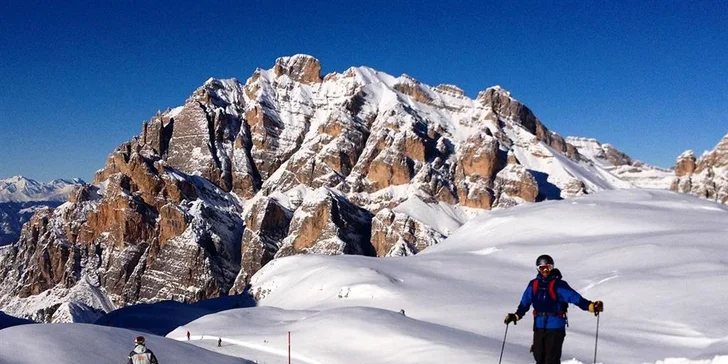 Italská Civetta: Ubytování s polopenzí, doprava, skipas a vstup do wellness