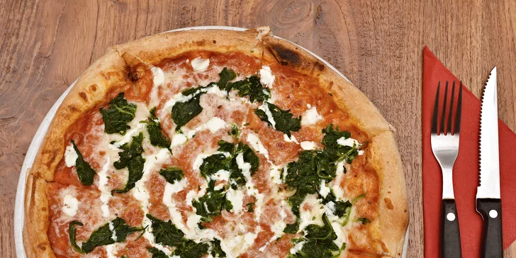 Ať vám to křupe: 1 nebo 2 lahodné pizzy dle výběru a 10% sleva na nápoje