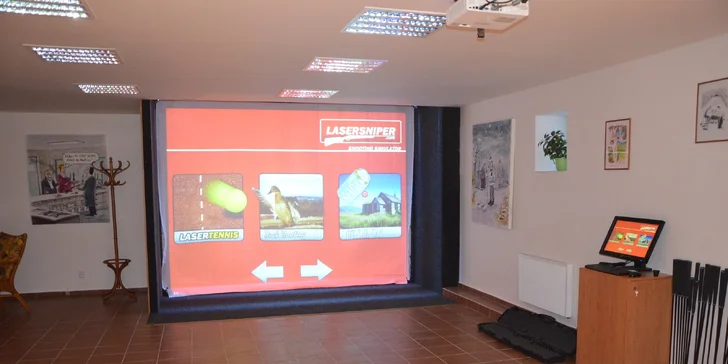 Multifunkční simulátor Visual sports pro 2–4 hráče