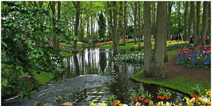 Květinový park Keukenhof s návštěvou Amsterdamu: 1x ubytování se snídaní