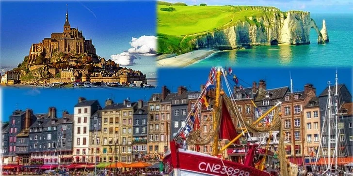 Léto ve Francii: Zájezd do Paříže, Normandie a Bretaně se 3 nocemi v hotelu