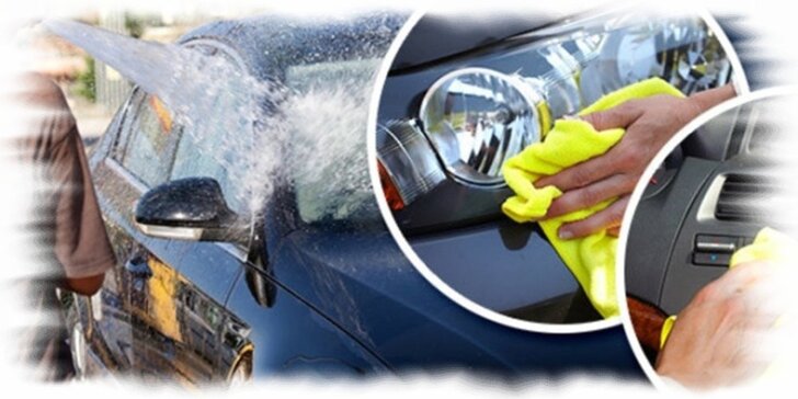 Šetrné ruční mytí automobilu: vyčištěný interiér nebo naleštěný exteriér