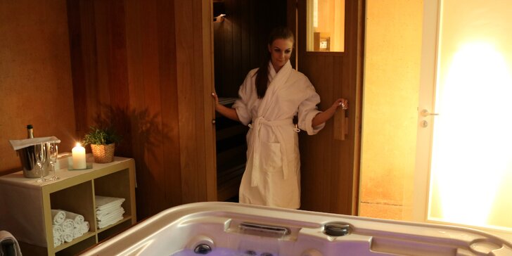 Relax v designovém hotelu: polopenze, privátní sauna i vstup do bazénu