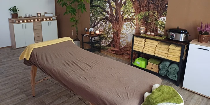 60-90min. masáž: relaxační, lomi-lomi i celotělová s peelingem