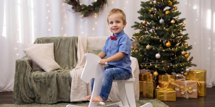 Vianočné mini fotenie v ateliéri pre celú rodinu