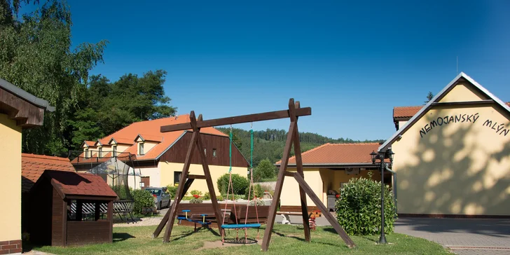 Rodinný pobyt pro 2 dospělé a 2 děti nedaleko Punkevních jeskyní