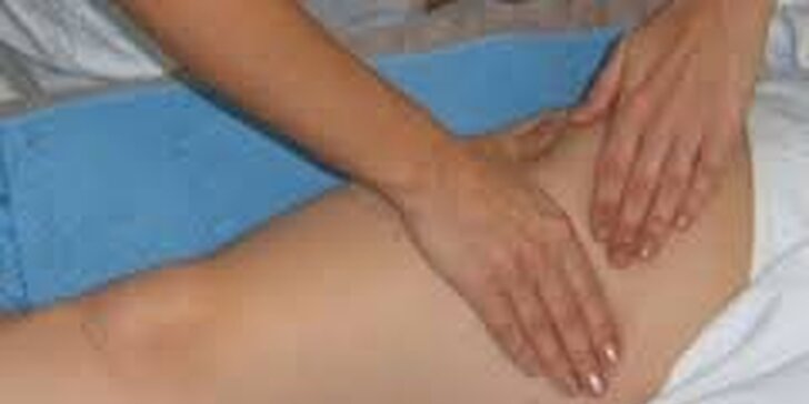 2 hodiny pro vás: manuální lymfatická masáž se zábalem či peelingem