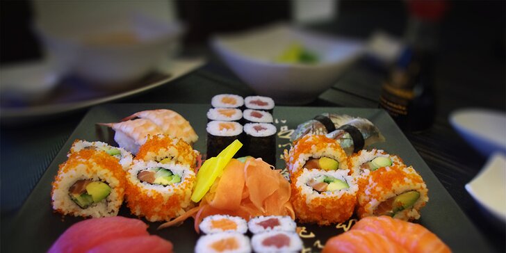 Ve znamení Japonska: degustační sushi menu s polévkou a dezerty