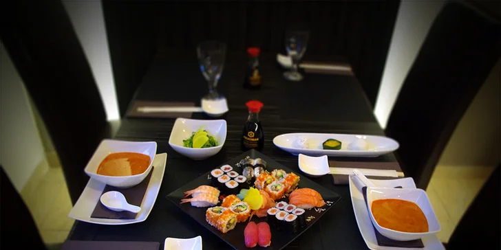 Ve znamení Japonska: degustační sushi menu s polévkou a dezerty