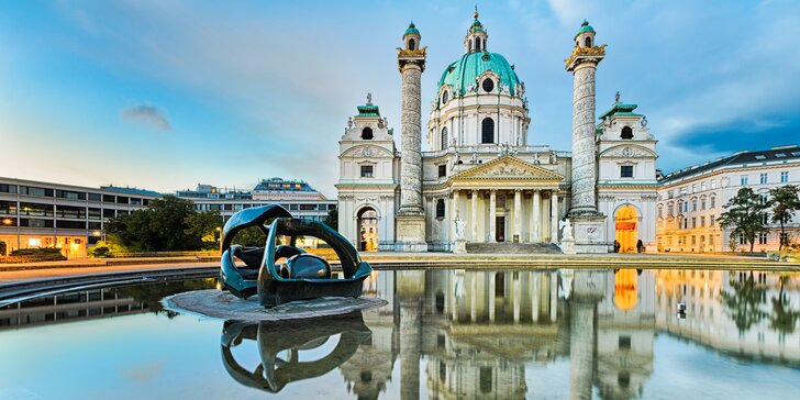 3–4 dny ve Vídni nedaleko romantického Schönbrunnu – po celý rok 2017