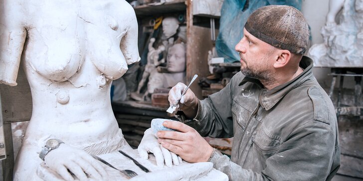 Sochařská dílna: víkendový kurz sochařství a modelování vč. materiálu a pomůcek
