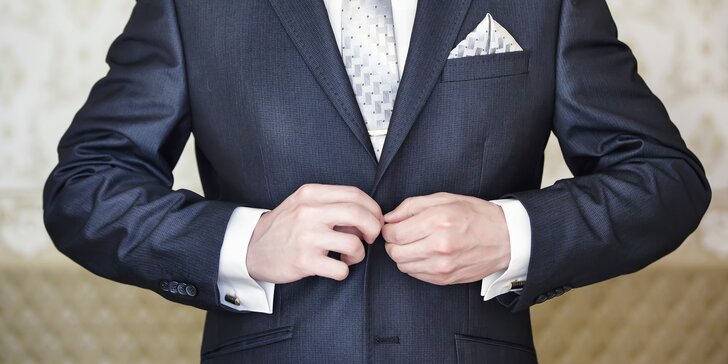 Manžetové knoflíčky a spona na kravatu - set, který z mužů dělá gentlemany