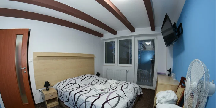 Pobyt u Vranova s polopenzí, s bazénem i relaxem v privátní vířivce