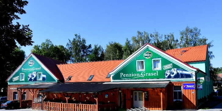 Pobyt u Vranova s polopenzí, s bazénem i relaxem v privátní vířivce